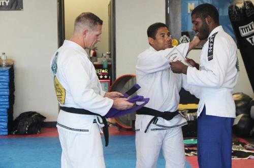 Purple belt · June 17, 2012 · Promoted by Cleber Luciano (5th Degree Black Belt direct under Maestre Royler Gracie)