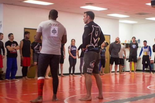 Hosting a seminar with Jake Shields