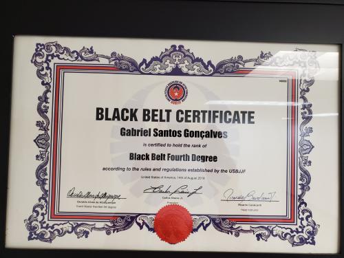Black belt 4th degree · August 14, 2018 · Promoted by Ricardo Cavalcanti