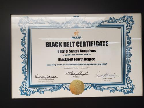 Black belt 4th degree · August 14, 2018 · Promoted by Ricardo Cavalcanti