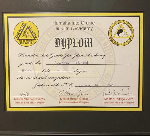 Black belt · October 16, 2013 · Promoted by Professor Victor Huber