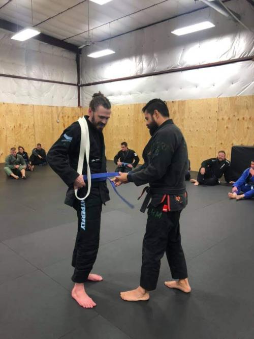 Blue belt · October 8, 2019 · Promoted by Marco Aguilera