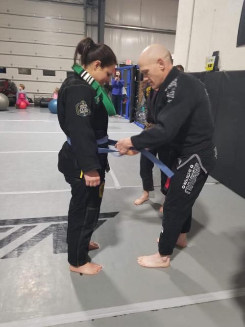 Blue belt · October 22, 2019 · Promoted by Jamie Weaver
