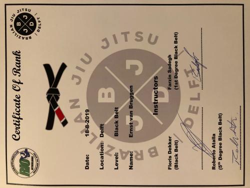 Black belt · August 18, 2019 · Promoted by Roberto Atalla