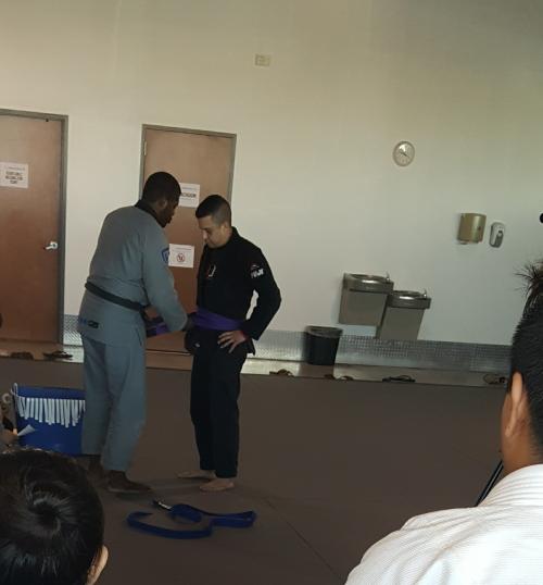 Purple belt · March 31, 2018 · Promoted by Mikal Abdullah