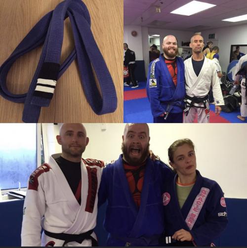 Blue belt · June 29, 2016 · Promoted by Michael Dean
