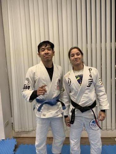 With Professor Mayssa Bastos
