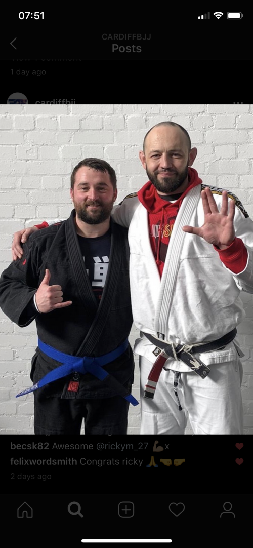 Blue belt · February 8, 2020 · Promoted by Rob Taylor