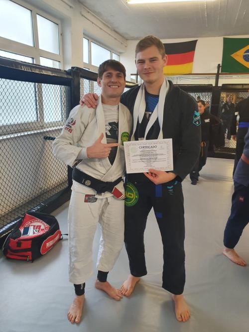 Blue belt · December 7, 2019 · Promoted by Douglas Mayer