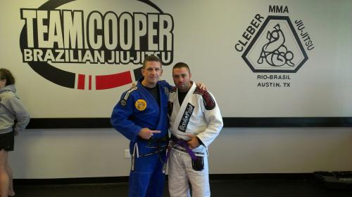 Purple belt · November 18, 2012 · Promoted by Sean Cooper
