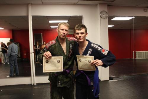 Purple belt · March 10, 2012 · Promoted by Dave Ferreira