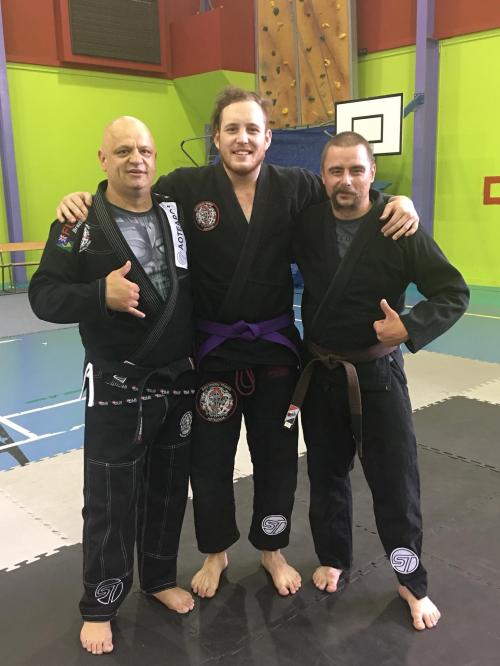 Purple belt · November 25, 2017 · Promoted by Derrin Simpson
