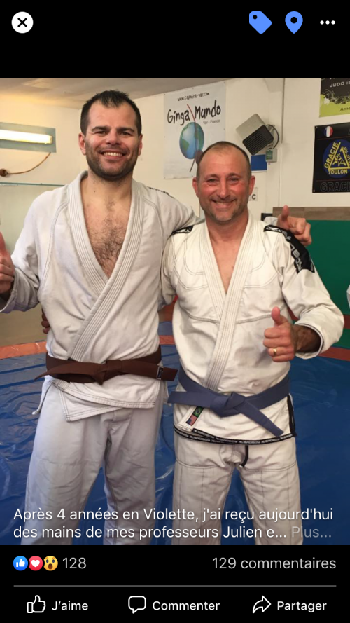 Brown belt · May 23, 2016 · Promoted by Julien Gaillard