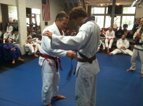 Brown belt · October 9, 2013 · Promoted by Jamie Ridgeway