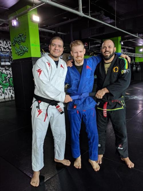 Blue belt · December 28, 2018 · Promoted by Fernando Caravana