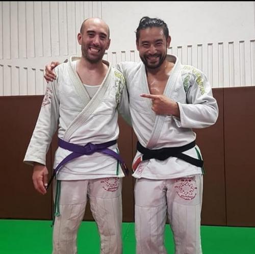 Purple belt · August 14, 2018 · Promoted by Akio Long