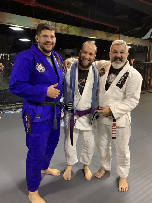 Purple belt · October 16, 2019 · Promoted by Ricardo Liborio