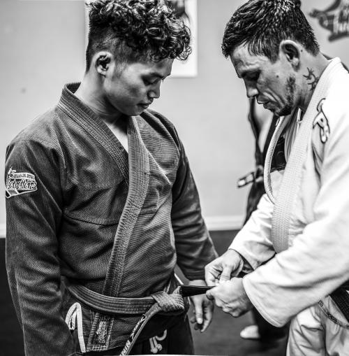 Blue belt · June 16, 2018 · Promoted by arnaud thegame lepont