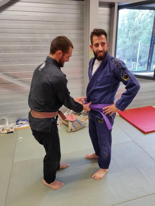 Purple belt · June 25, 2019 · Promoted by Nigel Heylen
