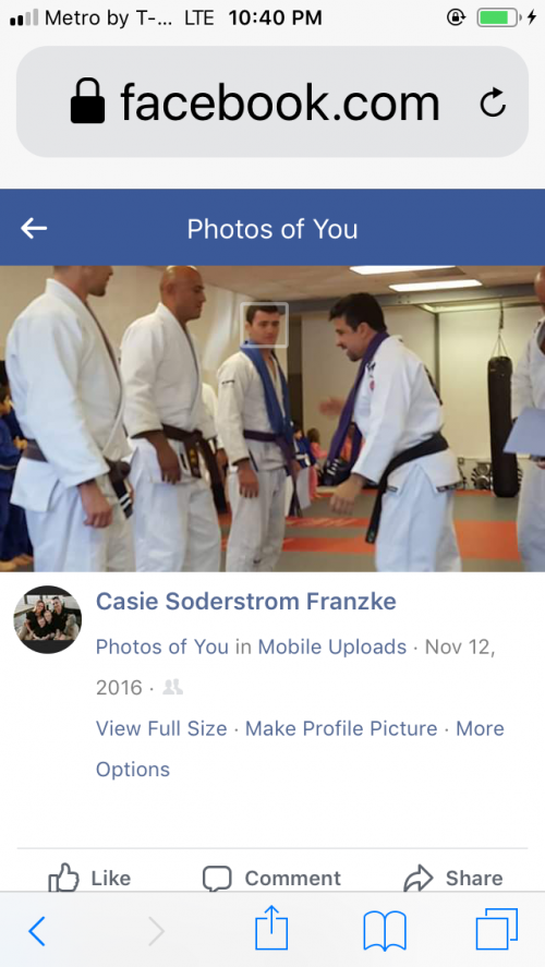 Brown belt · November 12, 2016 · Promoted by Marcelo Pereira