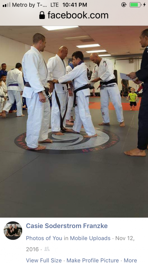Brown belt · November 12, 2016 · Promoted by Marcelo Pereira