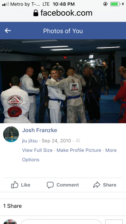Blue belt · September 24, 2010 · Promoted by Sean Wilson Black Trunk