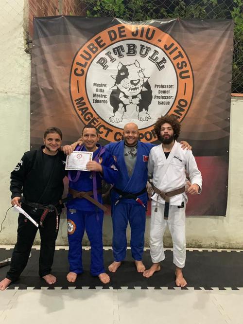 Brown belt · June 15, 2019 · Promoted by Eduardo  Figueira Rodrigues