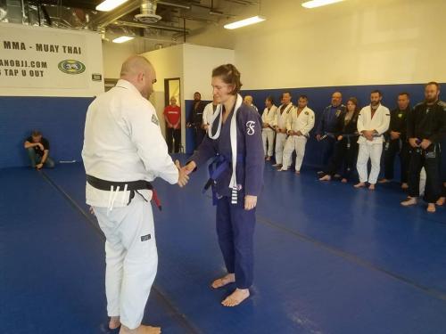 Blue belt · December 9, 2017 · Promoted by Hans Thompson