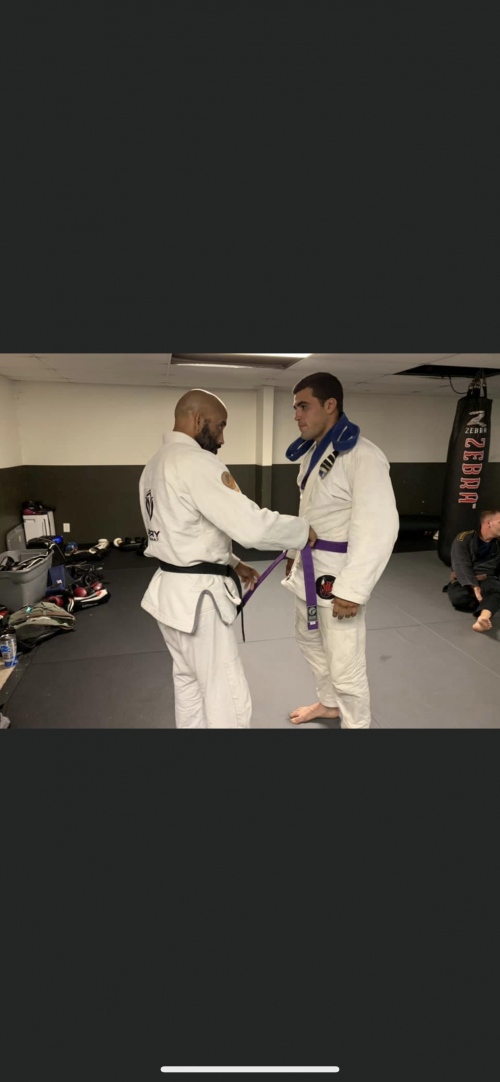 Purple belt · November 25, 2019 · Promoted by Carl vickery