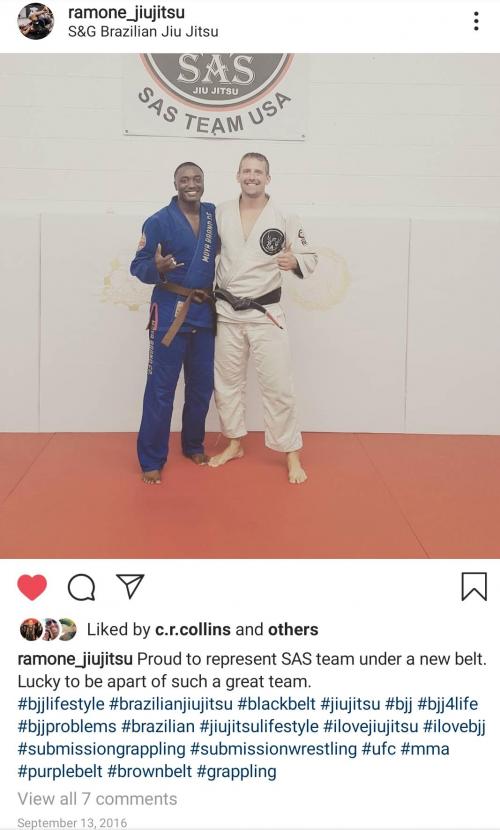 Brown belt · September 13, 2016 · Promoted by Jonathan Stutzman