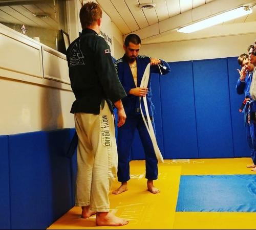 Blue belt · May 15, 2019 · Promoted by Bryce Shepard-Mejia
