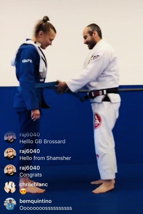 Blue belt · November 10, 2018 · Promoted by Rodrigo Lima Mendanha