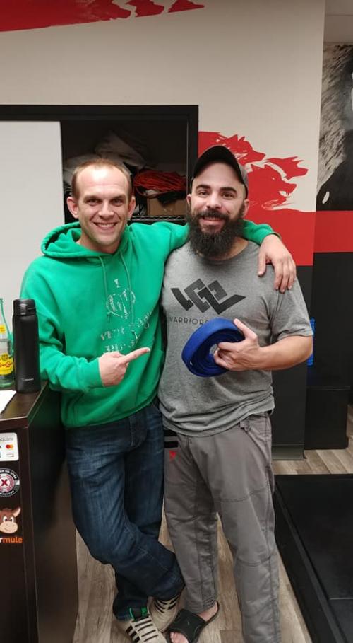 Blue belt · December 20, 2018 · Promoted by Joey Zente