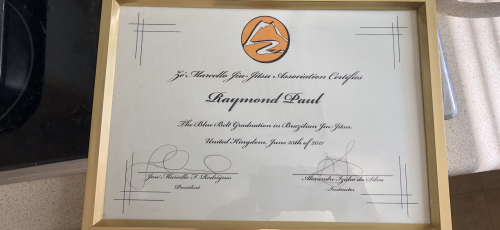 Blue belt · June 25, 2011 · Promoted by Ze Marcello