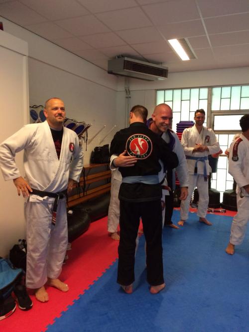 Purple belt · July 1, 2017 · Promoted by Hans Stringer (2nd degree black belt under Mathieu Peters)