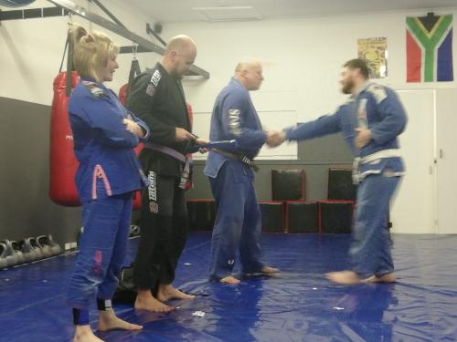 Blue belt · September 24, 2019 · Promoted by John van der Veen