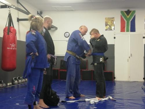 Blue belt · September 24, 2019 · Promoted by John van der Veen
