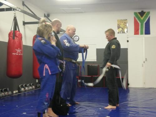Blue belt · September 24, 2019 · Promoted by John van der Veen