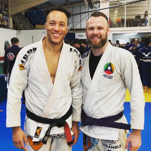 Purple belt · April 15, 2018 · Promoted by Delroy McDowell