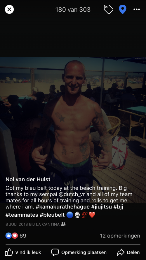 Blue belt · July 8, 2018 · Promoted by Duncan smit