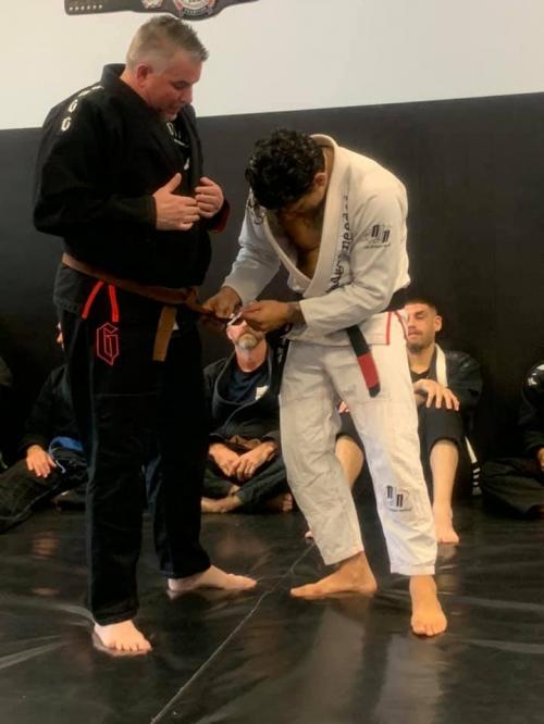 Brown belt · March 23, 2019 · Promoted by Luis Mata