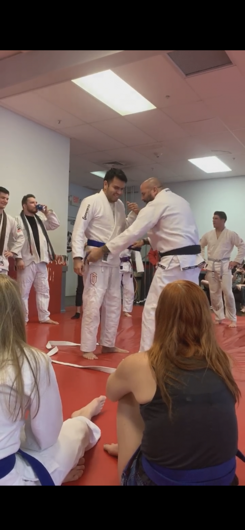 Blue belt · December 14, 2019 · Promoted by Sonny Parlin