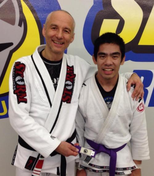 Purple belt · November 22, 2013 · Promoted by Karel Pravec
