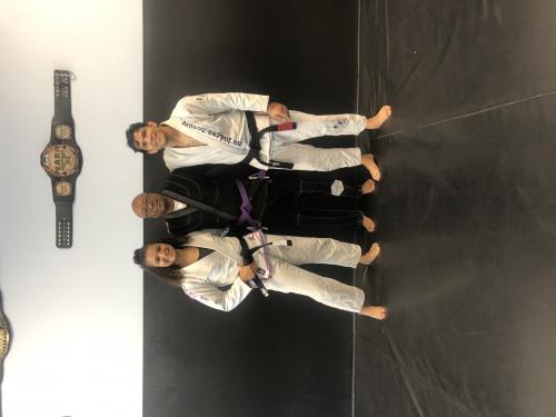 Purple belt · December 21, 2019 · Promoted by Professor Luis Mata