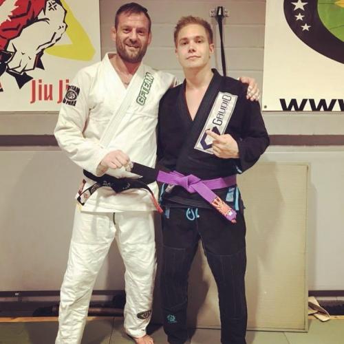 Purple belt · August 22, 2018 · Promoted by Patrick Talmon