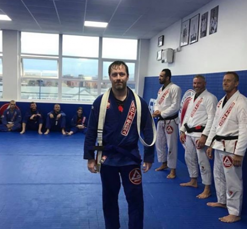 Blue belt · July 13, 2018 · Promoted by Braulio Estima