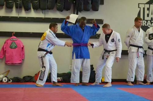 Purple belt · February 19, 2014 · Promoted by Sean Cooper