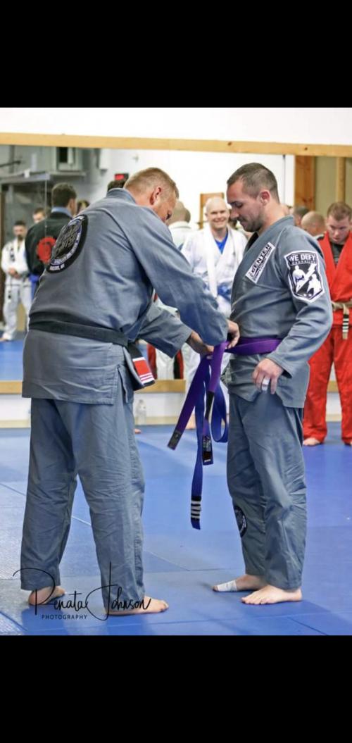 Purple belt · June 16, 2018 · Promoted by Michael Ellefson