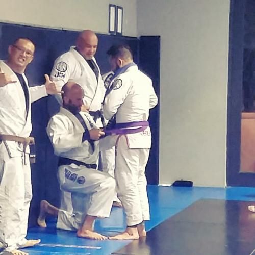 Purple belt · November 28, 2018 · Promoted by Wilson Gouveia