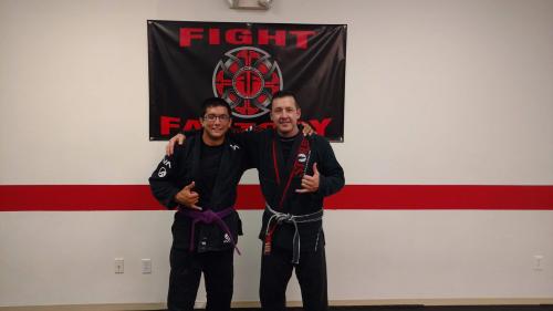 Purple belt · October 15, 2018 · Promoted by Scott Clawson